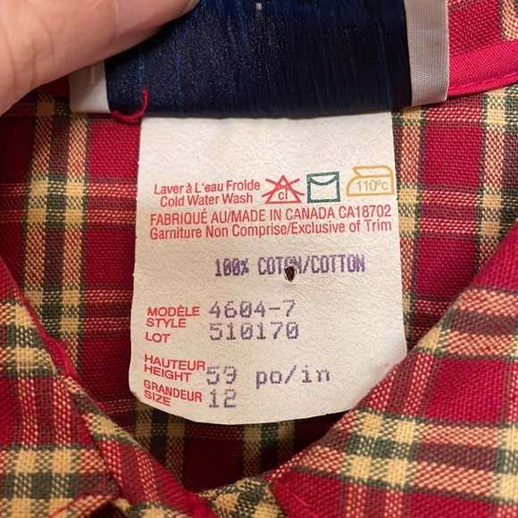 Genevieve Lapierre Plaid Dress - Picture 4 of 5